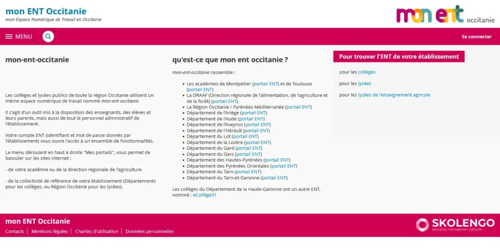 capture www.mon-ent-occitanie.fr